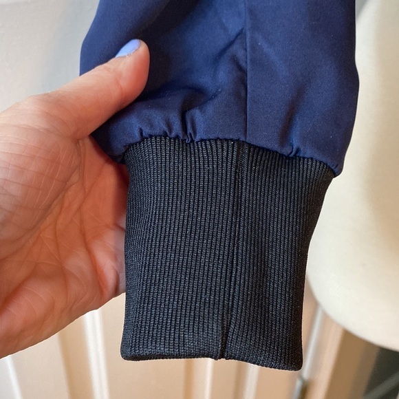 Casting LA Patched Zip Up Jacket Navy Blue Size Small in Like New Condition - Picture 6 of 10